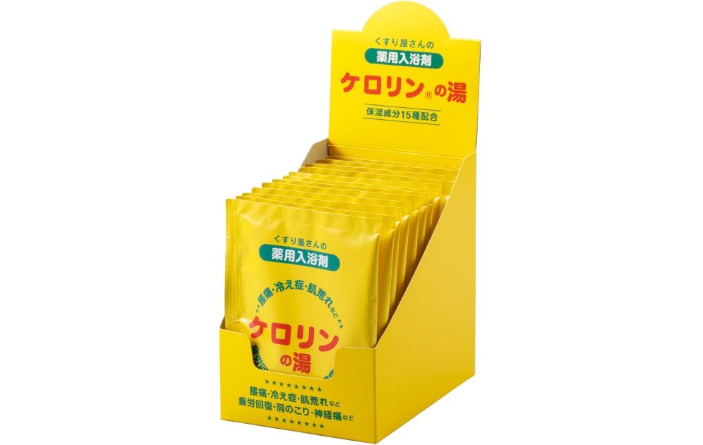 ケロリングッズ【ケロリンの湯　50ｇ分包（12包セット）】